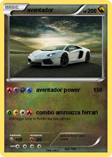 Pokemon aventador