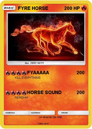 Pokemon FYRE HORSE