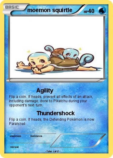 Pokemon moemon squirtle