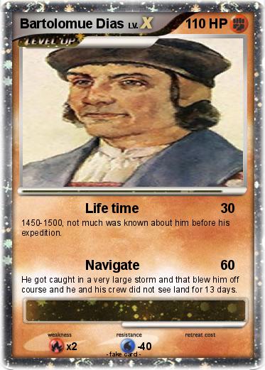 Pokemon Bartolomue Dias