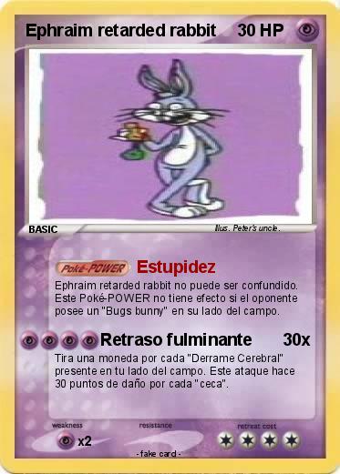 Pokemon Ephraim retarded rabbit