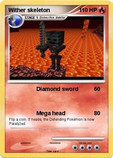 Pokemon Wither skeleton