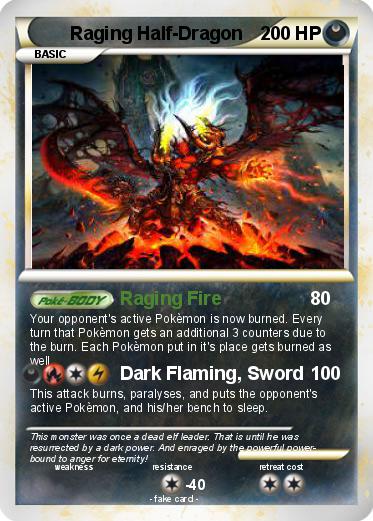 Pokemon Raging Half-Dragon