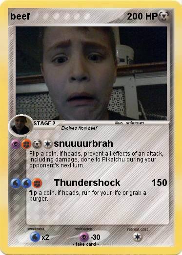 Pokemon beef