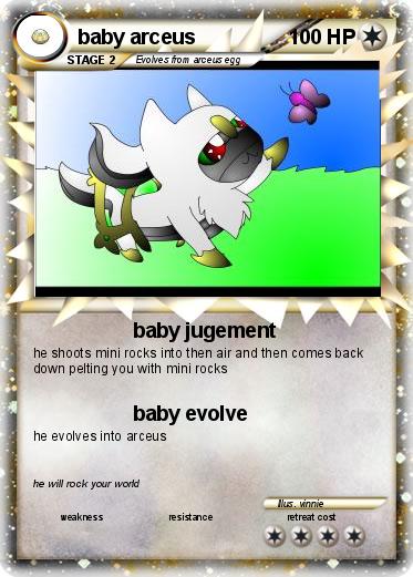 Pokemon baby arceus