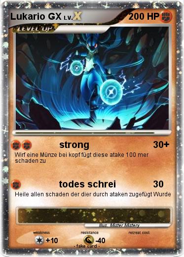 Pokemon Lukario GX