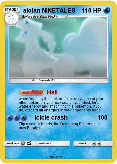 Pokemon alolan NINETALES