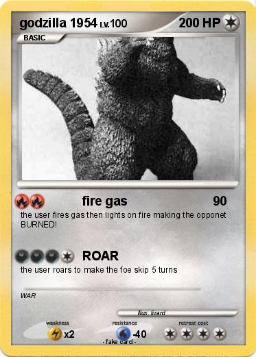 Pokemon godzilla 1954