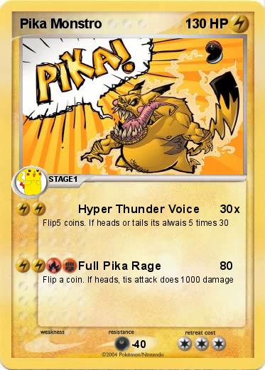 Pokemon Pika Monstro