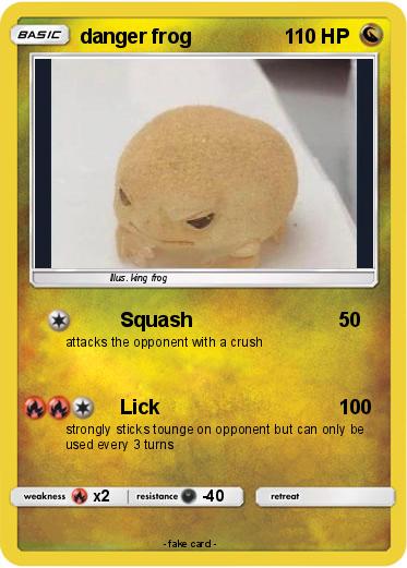 Pokemon danger frog