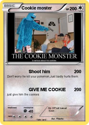 Pokemon Cookie moster