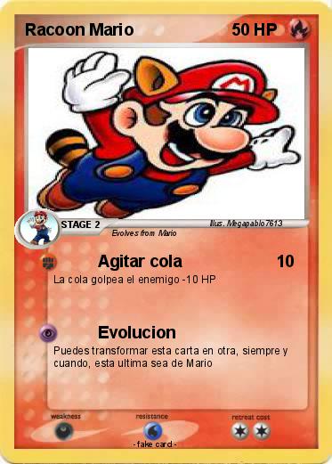 Pokemon Racoon Mario
