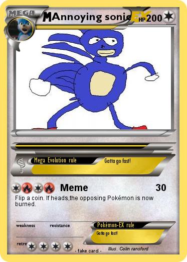 Pokemon Annoying sonic