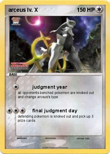 Pokemon arceus lv. X