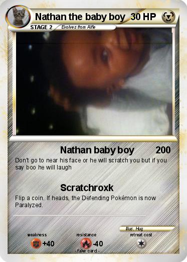 Pokemon Nathan the baby boy