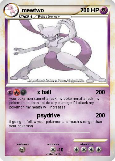 Pokemon mewtwo