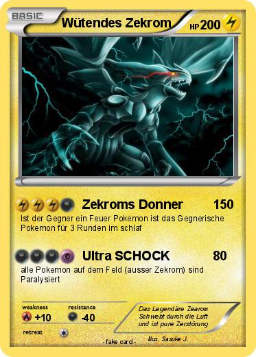 Pokemon Wütendes Zekrom