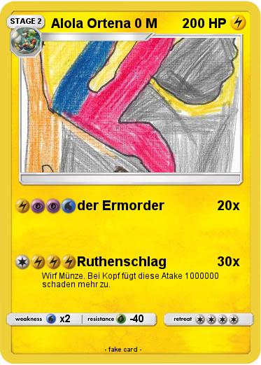 Pokemon Alola Ortena 0 M