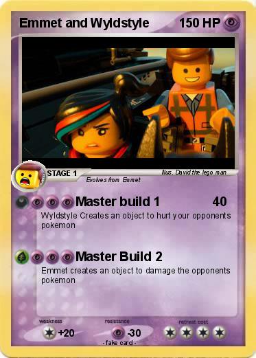 Pokemon Emmet and Wyldstyle