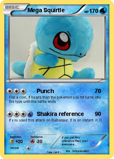 Pokemon Mega Squirtle