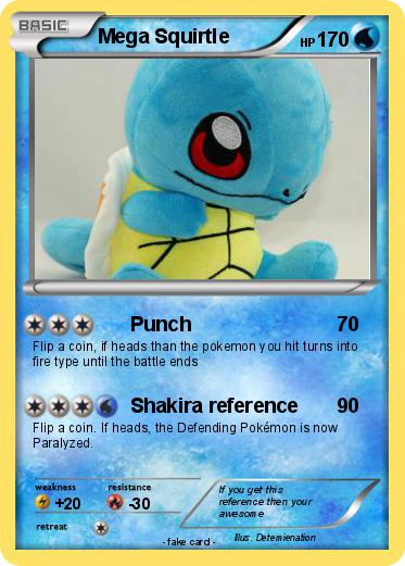 Pokemon Mega Squirtle
