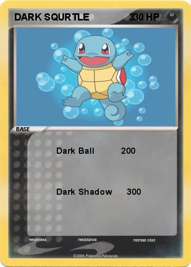 Pokemon DARK SQURTLE               3 