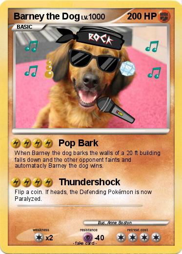 Pokemon Barney the Dog
