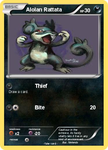 Pokemon Alolan Rattata
