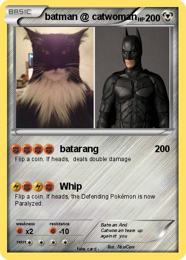 Pokemon batman @ catwoman