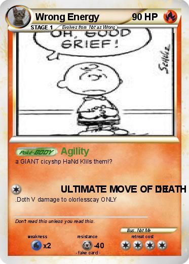 Pokemon Wrong Energy