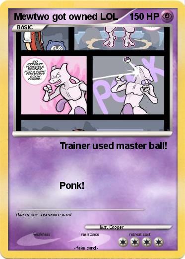 Pokemon Mewtwo got owned LOL
