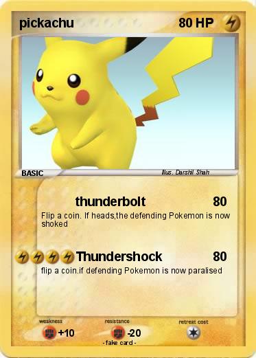 Pokemon pickachu
