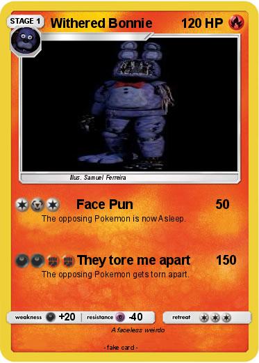 Pokemon Withered Bonnie