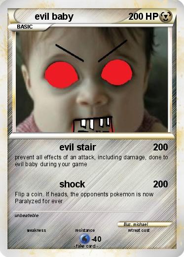 Pokemon evil baby