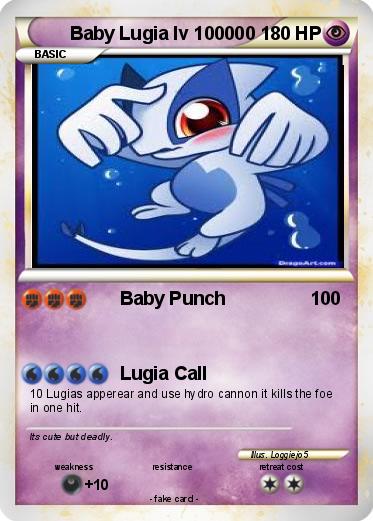 Pokemon Baby Lugia lv 100000