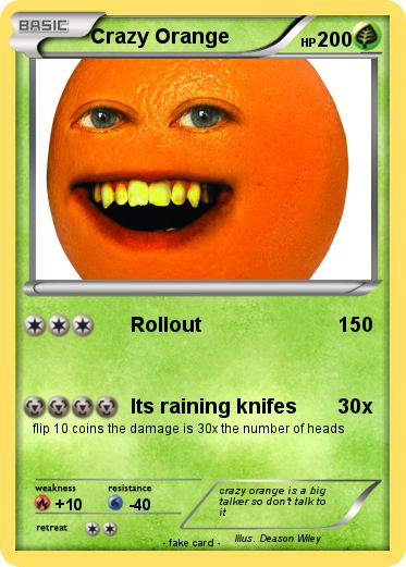 Pokemon Crazy Orange