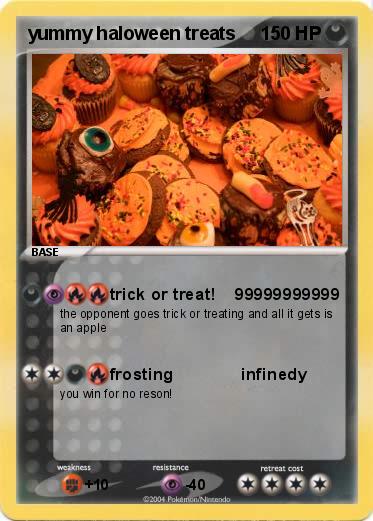 Pokemon yummy haloween treats