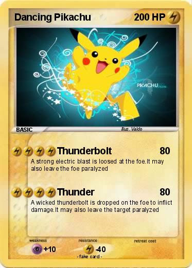 Pokemon Dancing Pikachu