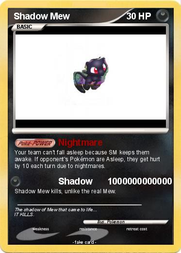 Pokemon Shadow Mew