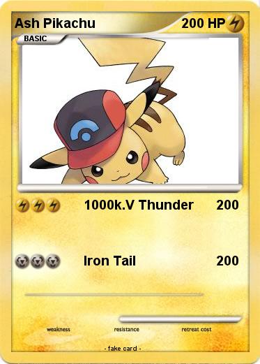 Pokemon Ash Pikachu