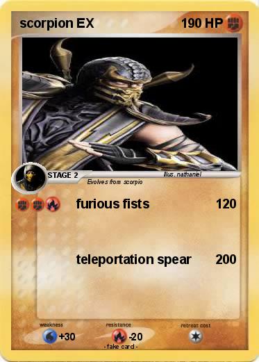 Pokemon scorpion EX