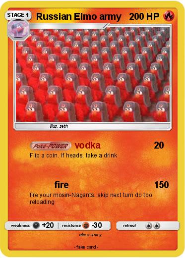 Pokemon Russian Elmo army