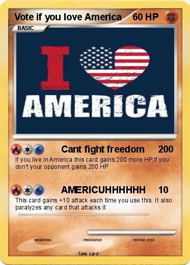 Pokemon Vote if you love America