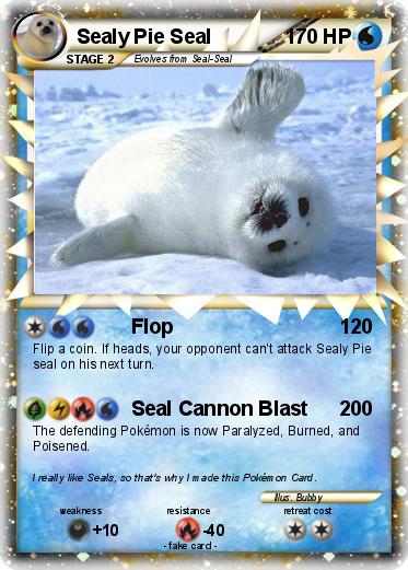 Pokemon Sealy Pie Seal