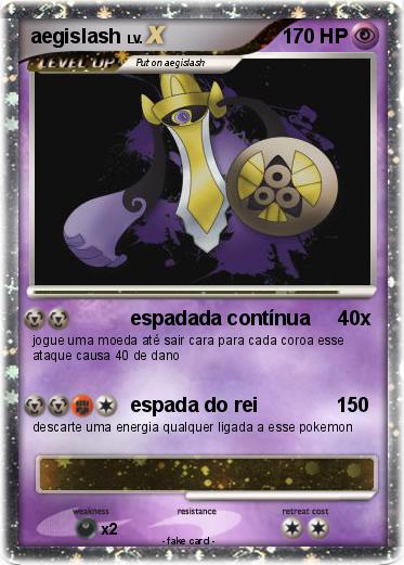Pokemon aegislash