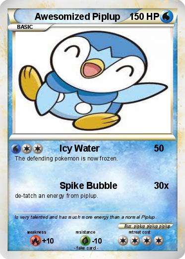 Pokemon Awesomized Piplup