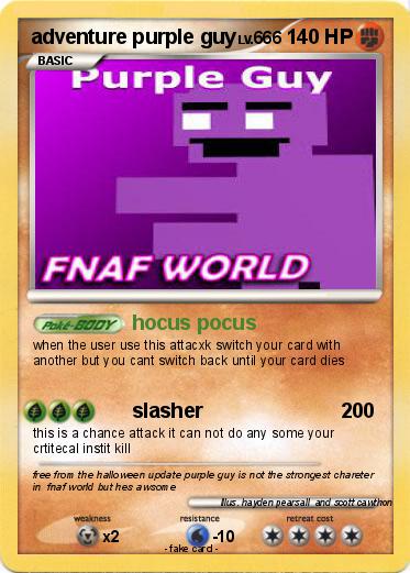 Pokemon adventure purple guy