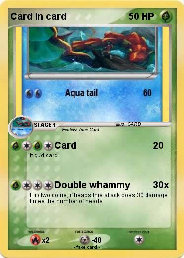 Pokemon Card in card