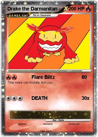 Pokemon Drake the Darmanitan