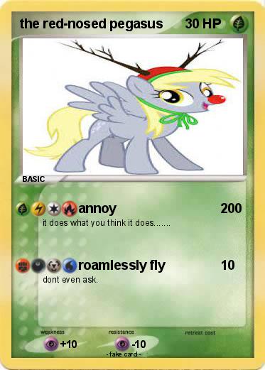 Pokemon the red-nosed pegasus